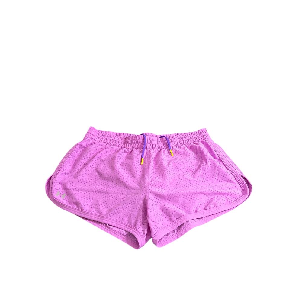 Under Armour Heatgear Pink Front Runner Shorts